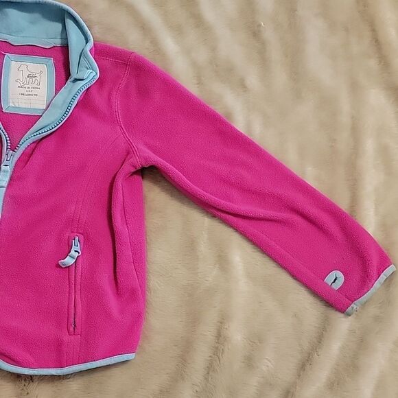 MINI BODEN PINK FLEECE JACKET, SIZE 4-5 - Picture 4 of 10